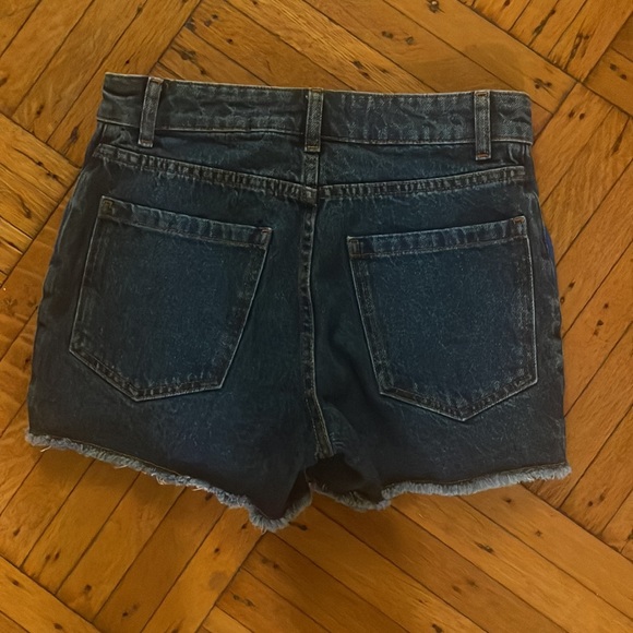 Farm Rio Ultra High-Rise Crochet Denim Shorts - Picture 4 of 4